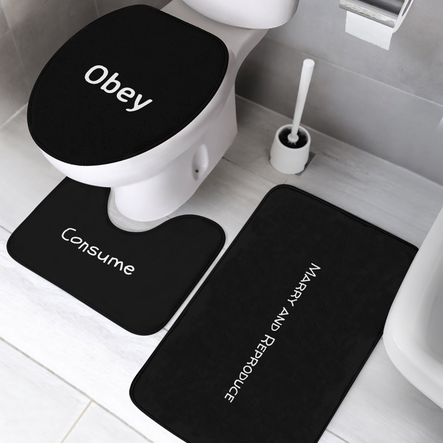 Bag/Toilet Rug Set - 3 Pieces - Concordia Style Boutique