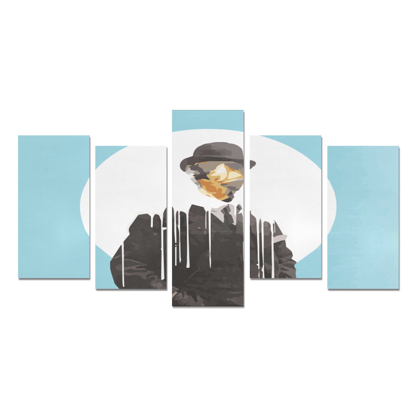 Canvas Wall Art Prints (No Frame) 5-Pieces - "Mr. Pockets" - Premium Canvas Wall Art Prints from Concordia Style Boutique - Just $37.46! Shop now at Concordia Style Boutique