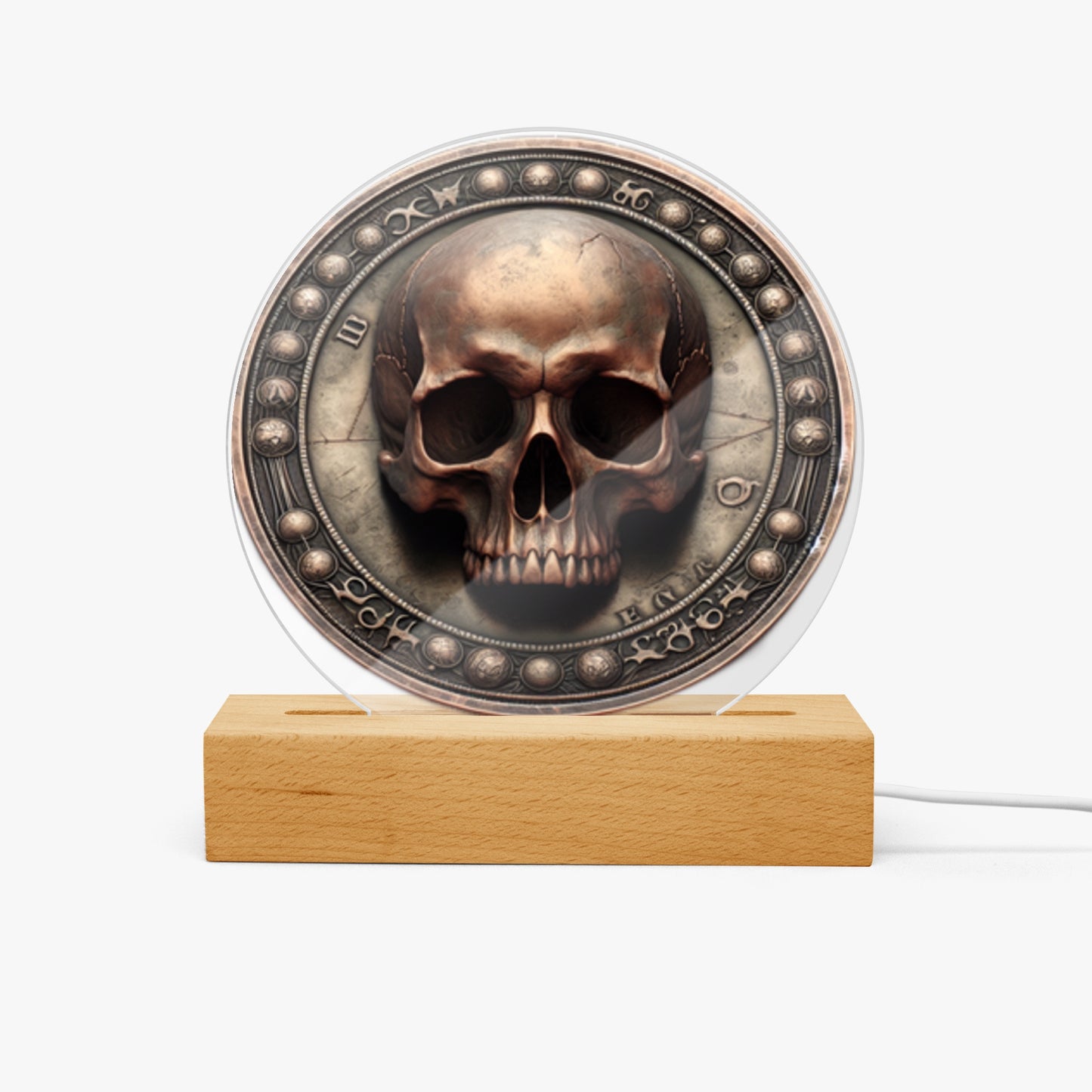 Acrylic Plaque with Stand - "Memento Mori" - Premium Acrylic Plaque from JetPrint Fulfillment - Just $12.75! Shop now at Concordia Style Boutique