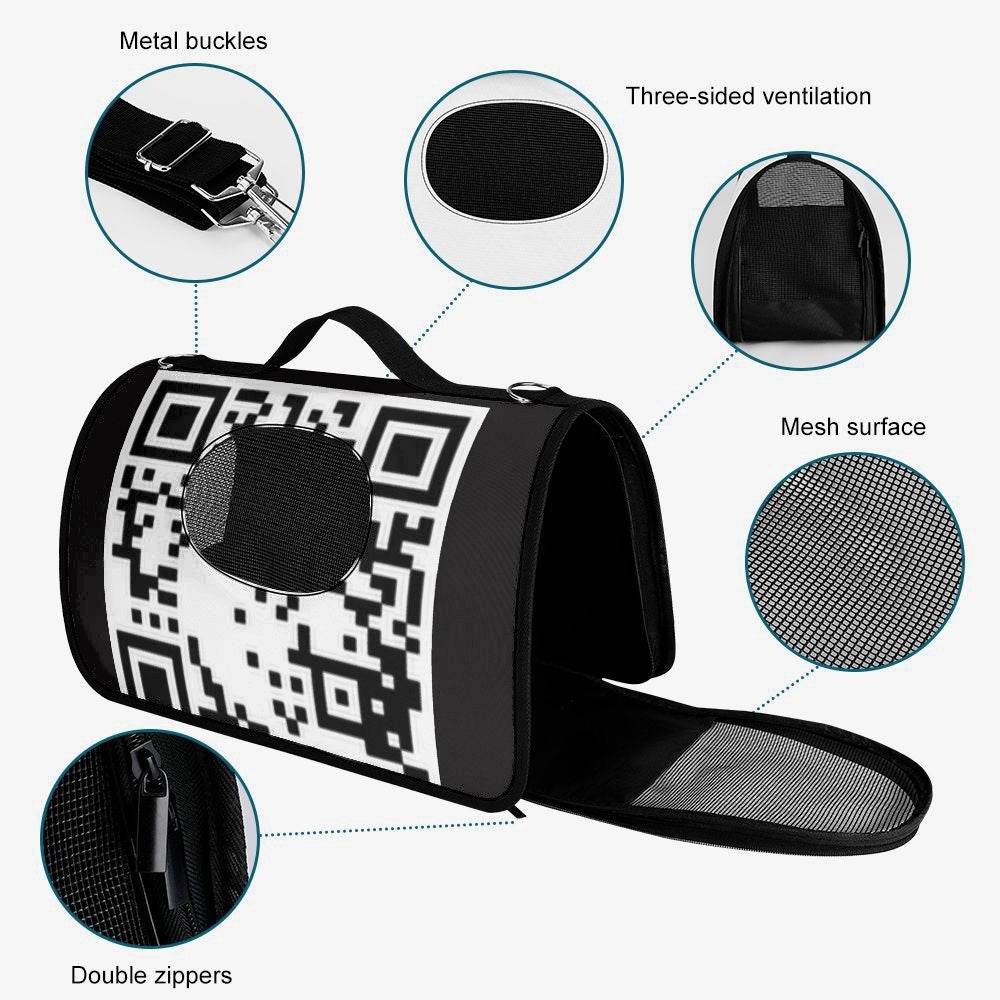 QR Code - Pet Carrier Bag - Concordia Style Boutique