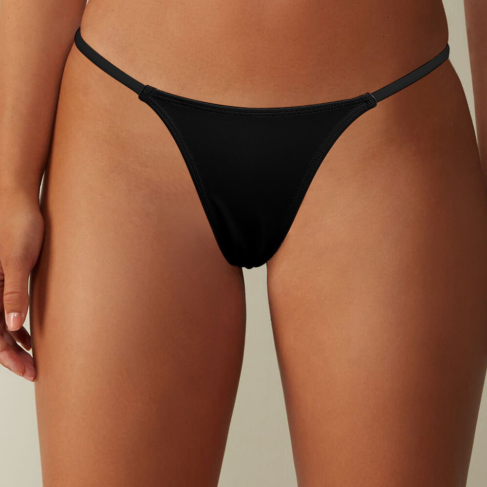 Ladies Sexy Thin Thong - "Black" - Premium Thin Thong from Concordia Style Boutique - Just $18! Shop now at Concordia Style Boutique