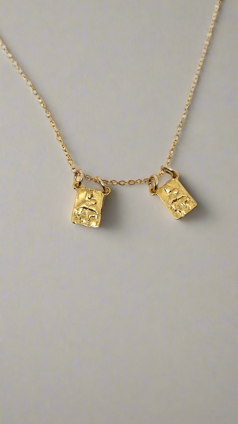 Gold Vermeil Scapular Necklace
