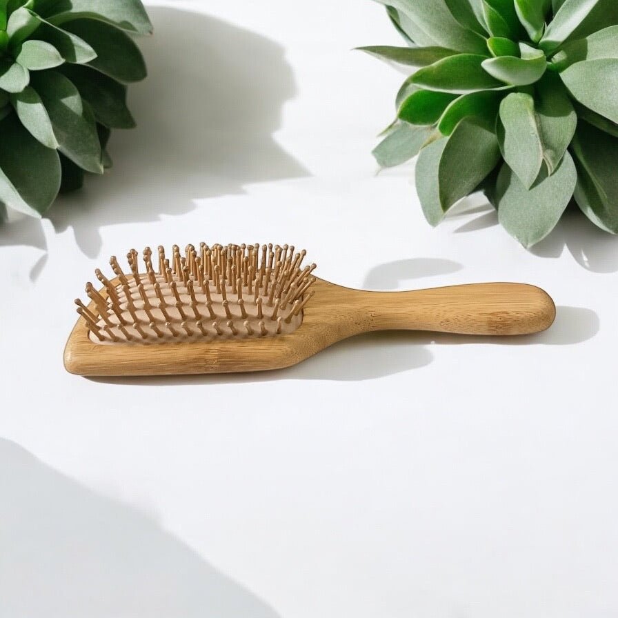 Bamboo Paddle Hair Brush | Comfort Handle - Concordia Style Boutique