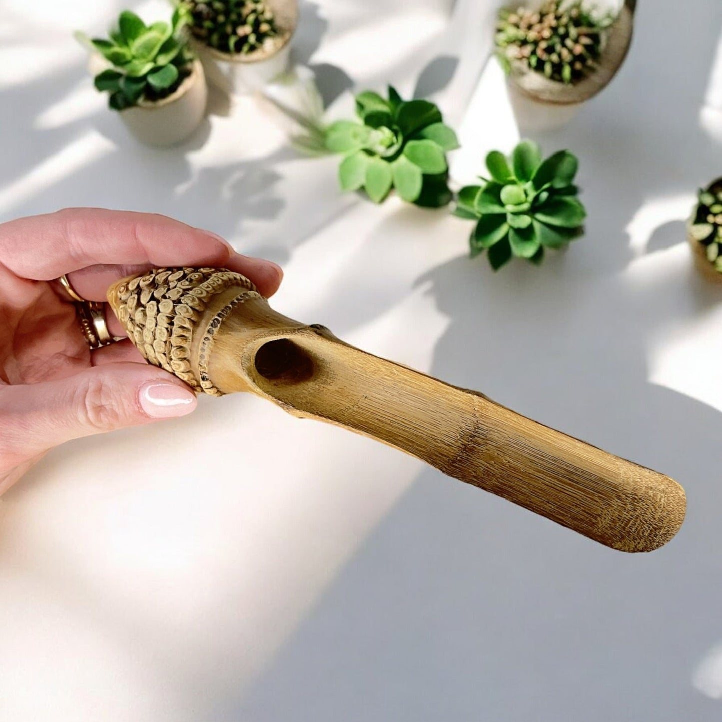 Bamboo Scoop | Cone Root Handle - Concordia Style Boutique