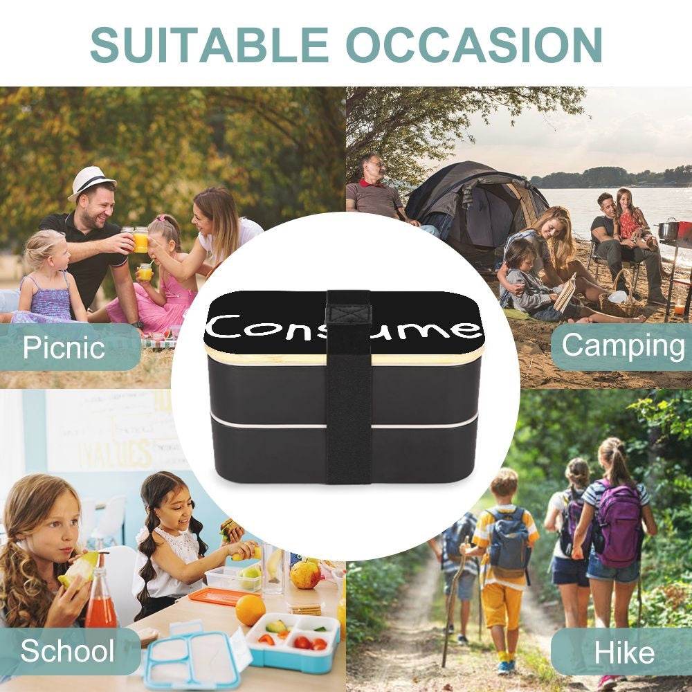 Consume - Double Layer Lunch Box - Concordia Style Boutique
