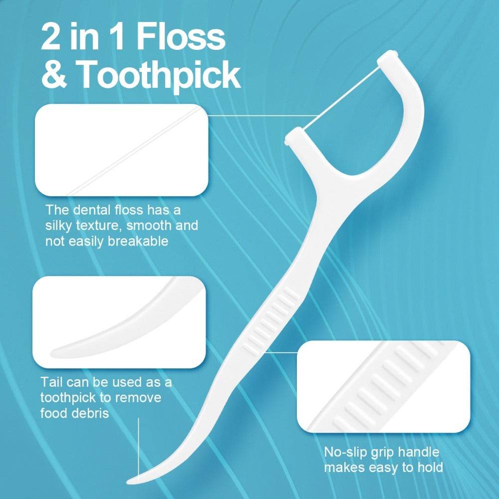Dental Floss Picks - 50 pcs - Concordia Style Boutique