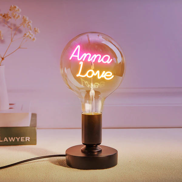 Personalized Custom Vintage Edison Led Filament Modeling Lamp with Custom Text - Soft Light Bulbs- Decorative Colorful Lights Led - Personalized Gift - Premium Lamp from Concordia Style Boutique - Just $25.20! Shop now at Concordia Style Boutique