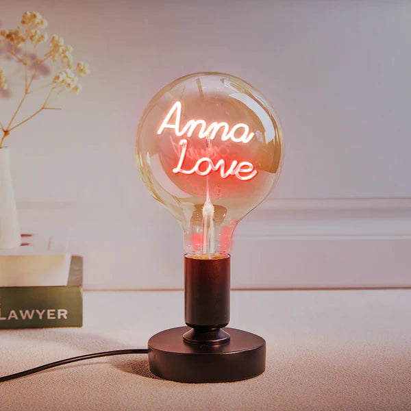 Personalized Custom Vintage Edison Led Filament Modeling Lamp with Custom Text - Soft Light Bulbs- Decorative Colorful Lights Led - Personalized Gift - Premium Lamp from Concordia Style Boutique - Just $25.20! Shop now at Concordia Style Boutique