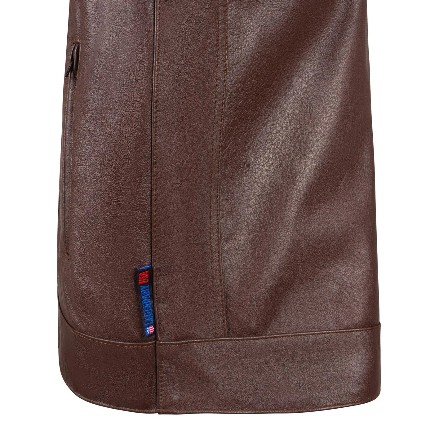 Beck® Men's 566 Brown Horsehide Leather Motorcycle Vest