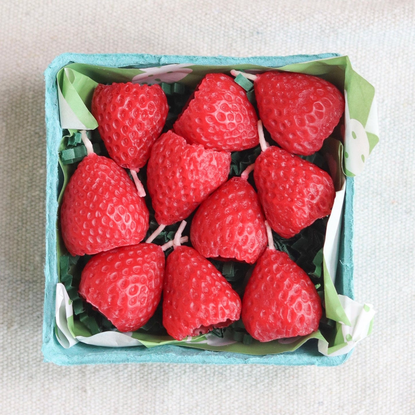 Beeswax Strawberry Birthday Candles - Concordia Style Boutique