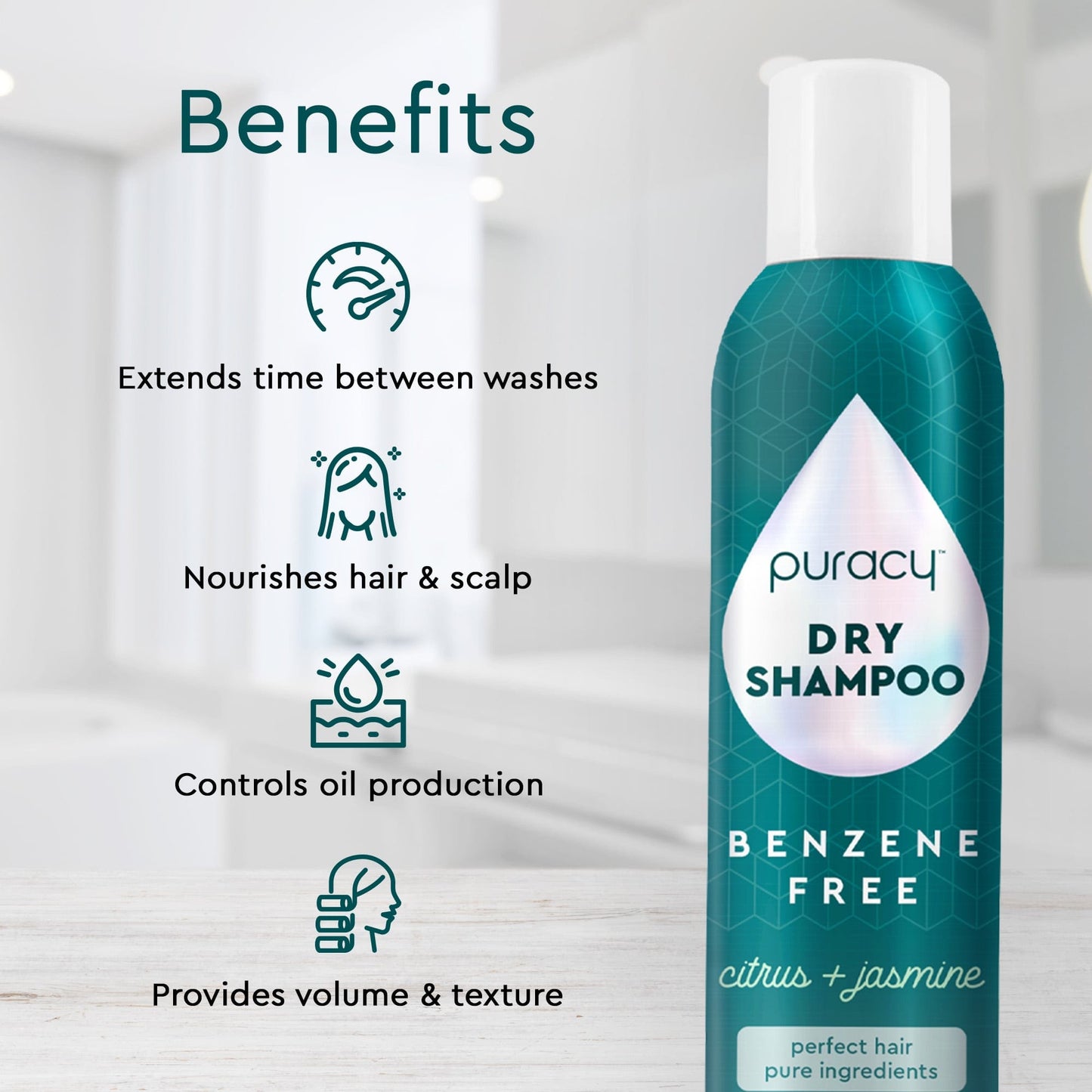 Dry Shampoo (Benzene & Silicone-Free, Color-Safe) - Concordia Style Boutique