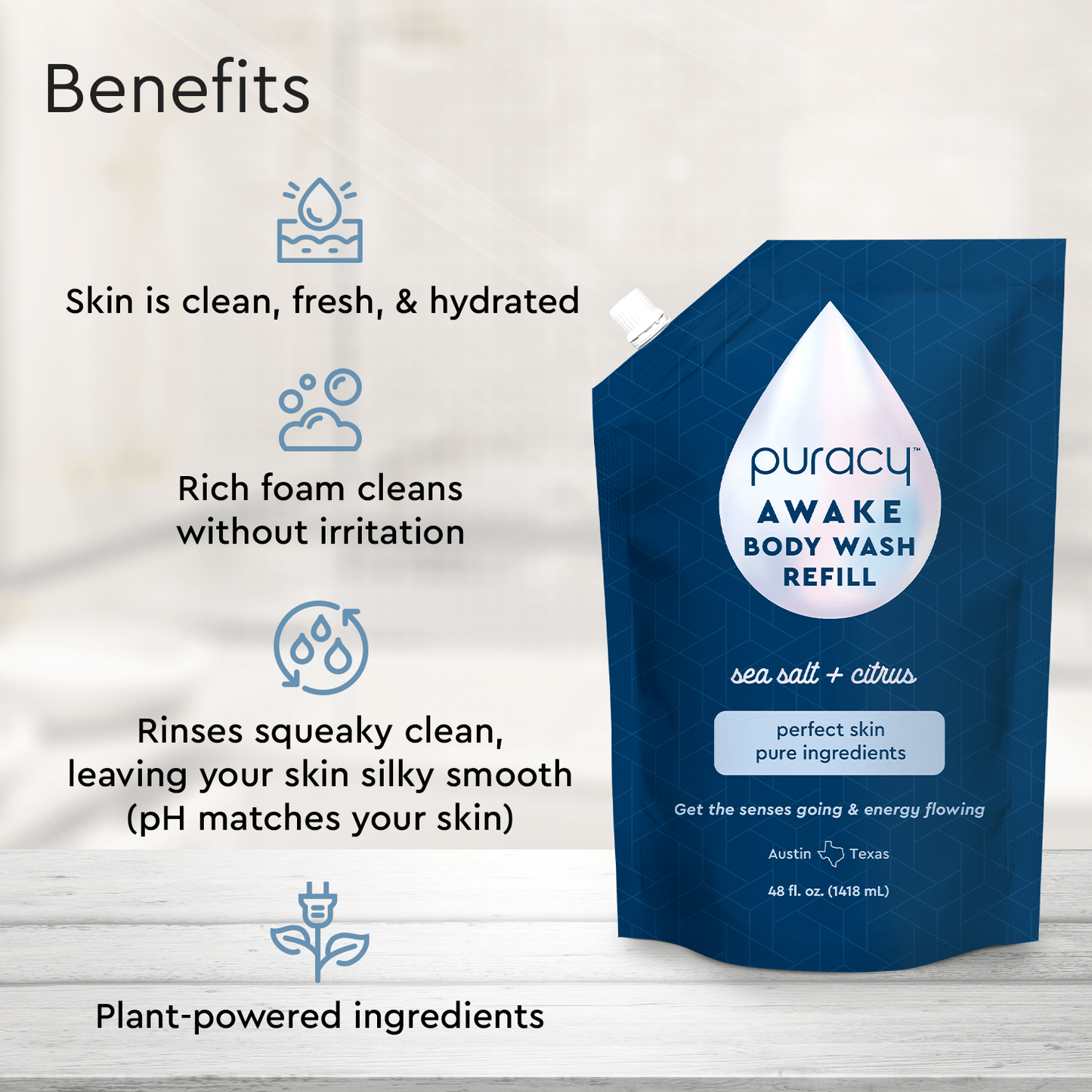 Body Wash (Acidified, PH Balanced) - Concordia Style Boutique