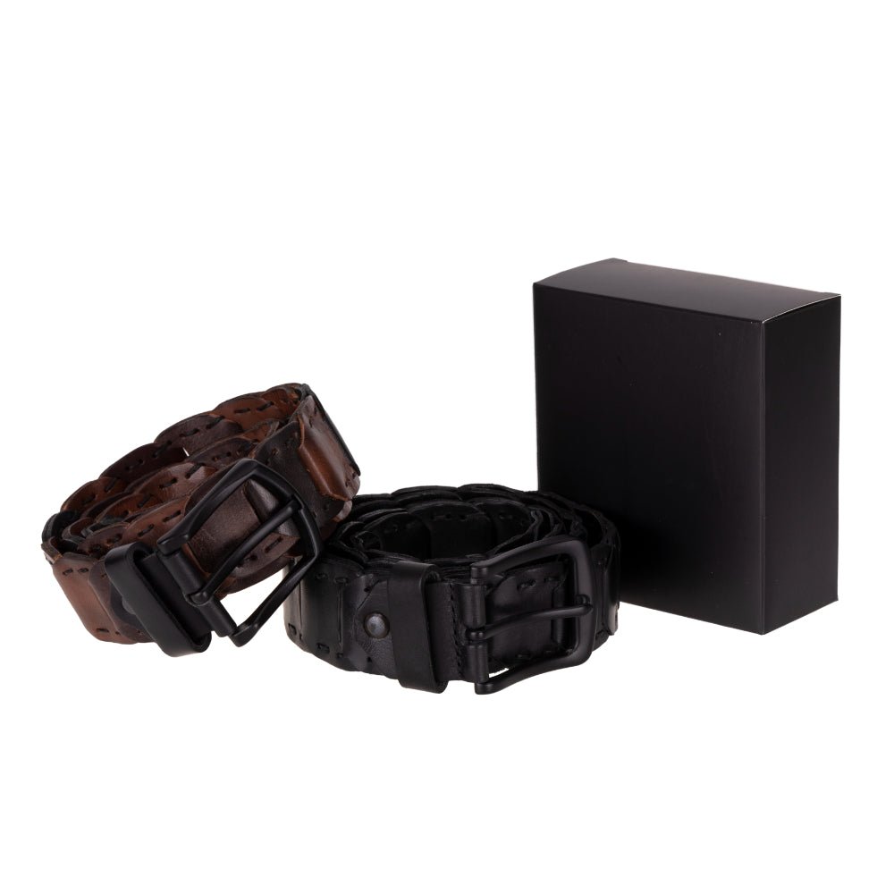 Bessemer Braided Leather Belt for Men - Concordia Style Boutique