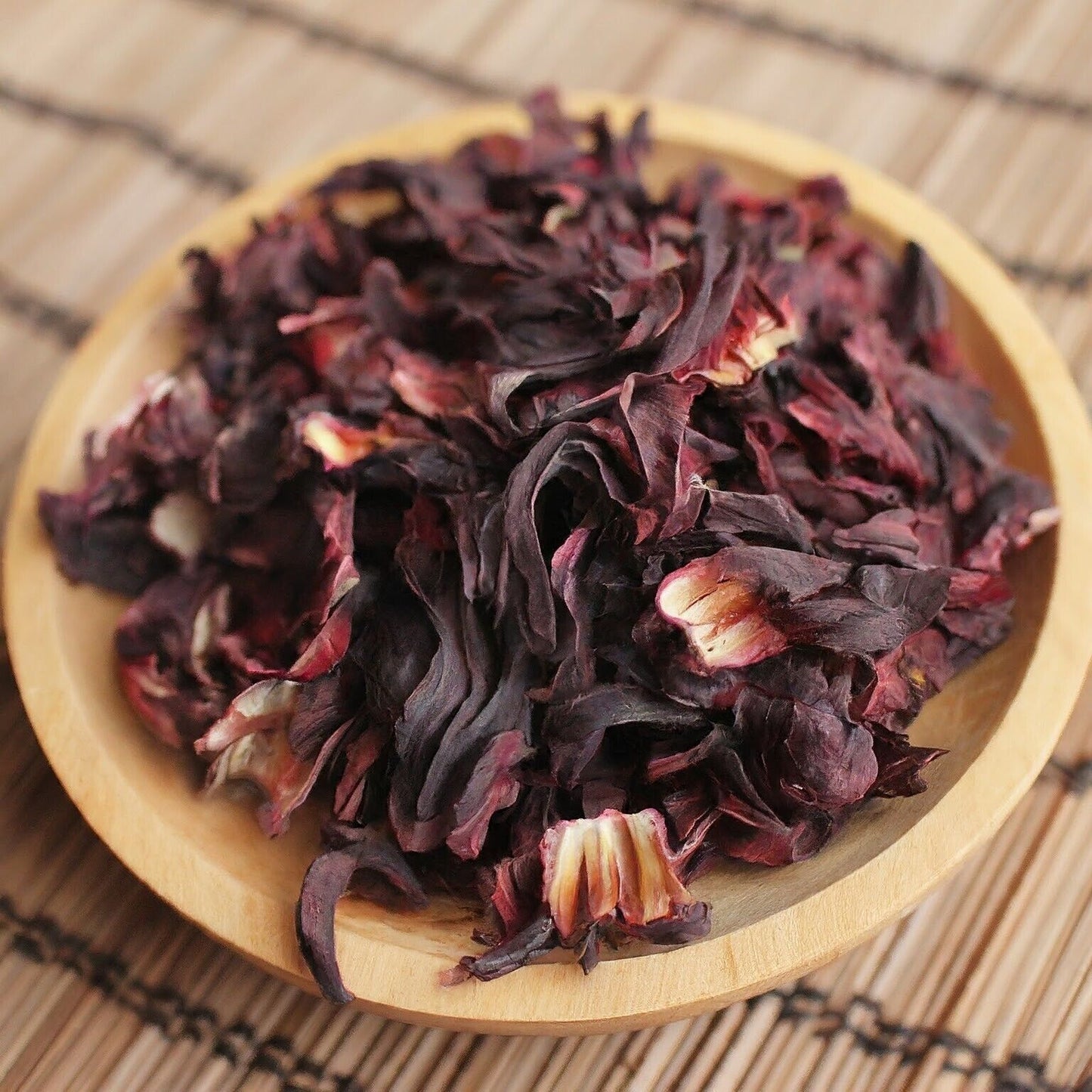 Akshit 2.5 oz. Dried Hibiscus Flowers (Flor de Jamaica) Tea | Loose Leaf Tea | Caffeine-Free | Vegan Friendly | Fleurs d'hibiscus ā Antioxidant Herbal Tea