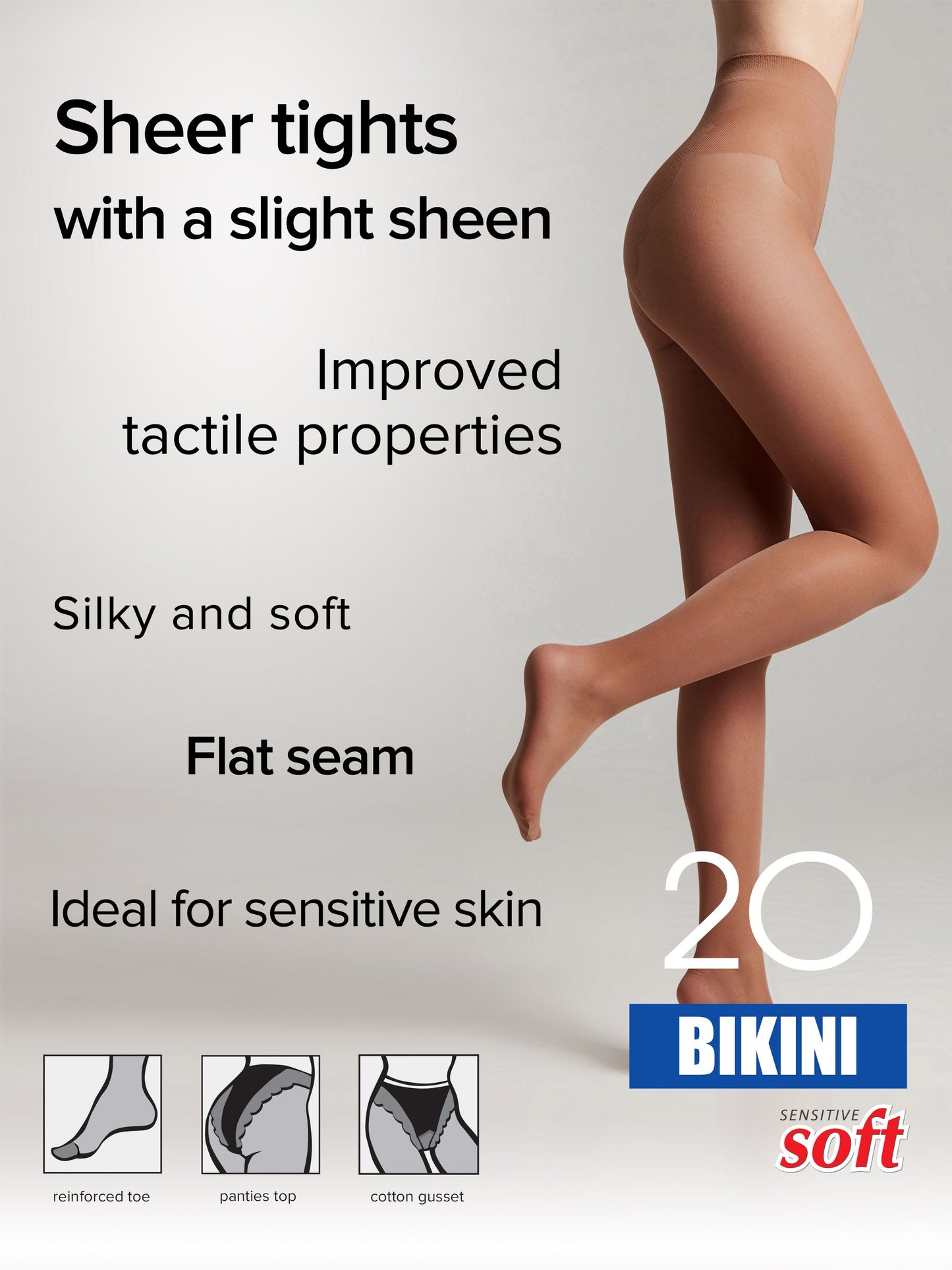 Tights Conte Bikini 20 Den - Ajour Top - Concordia Style Boutique