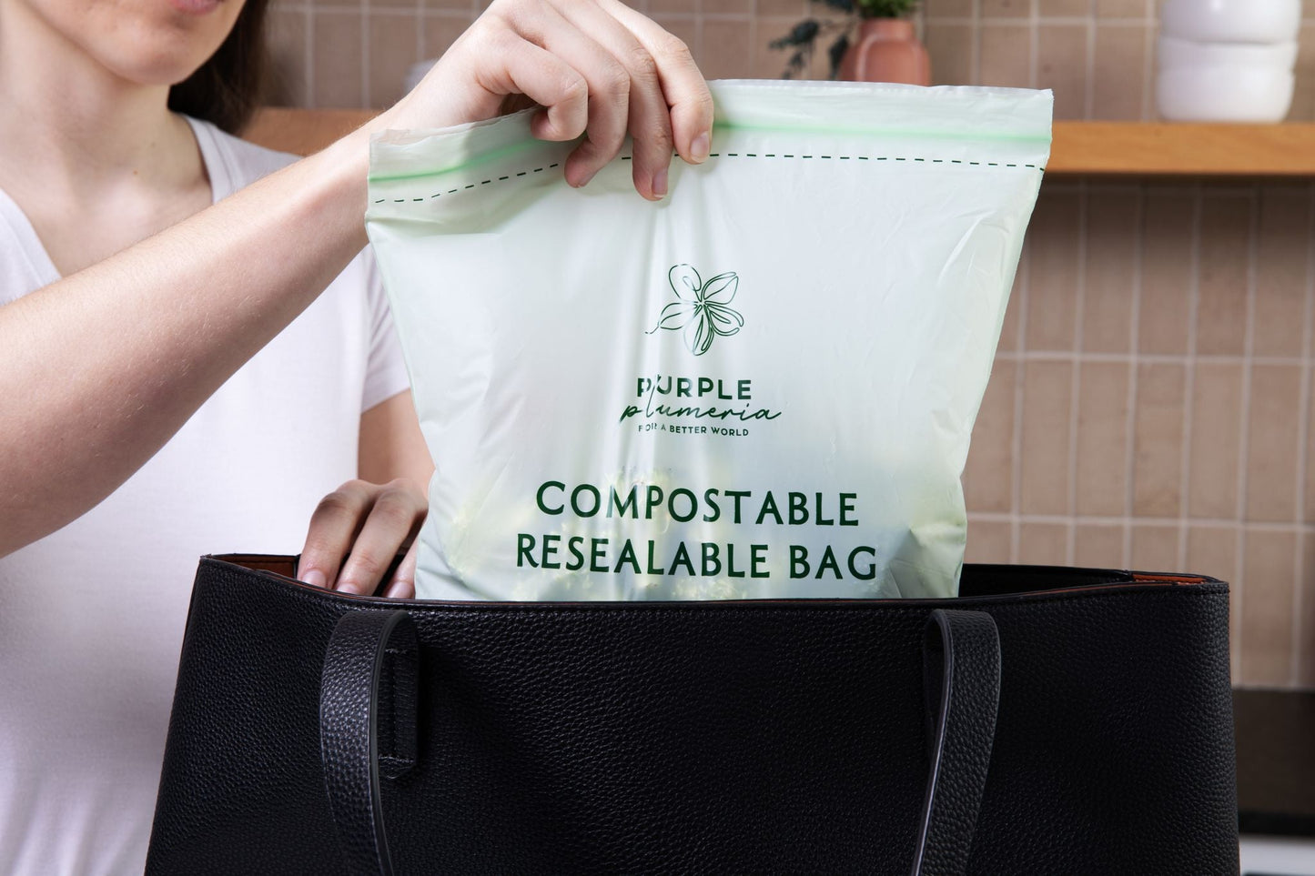 The Complete Eco Friendly Kitchen Bundle – Compostable Zip Bags, Cling wrap, Sponges & Trash Bags
