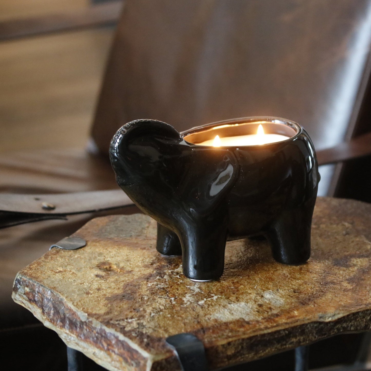 Black Elephant Candle - Concordia Style Boutique