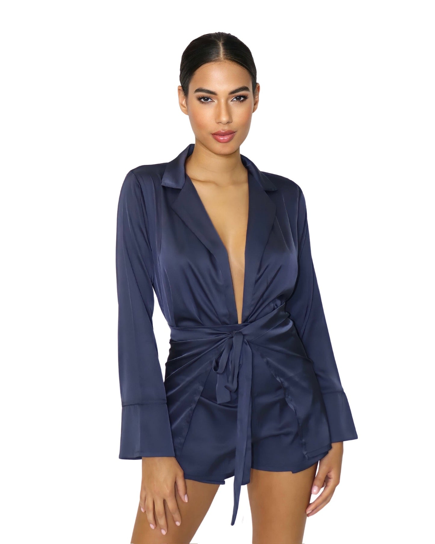 Blazer Top - Viscose Satin - Concordia Style Boutique