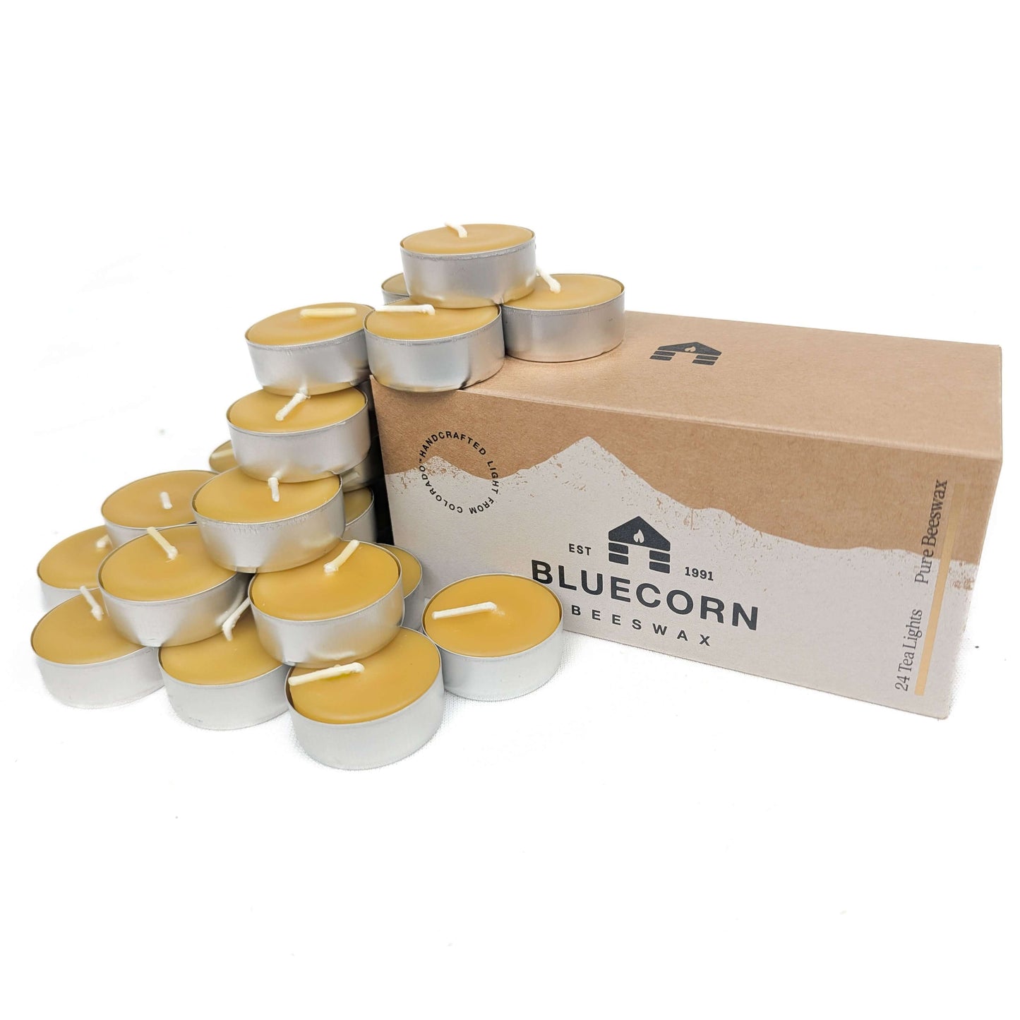 Pure Beeswax Tea Light Candles - Concordia Style Boutique