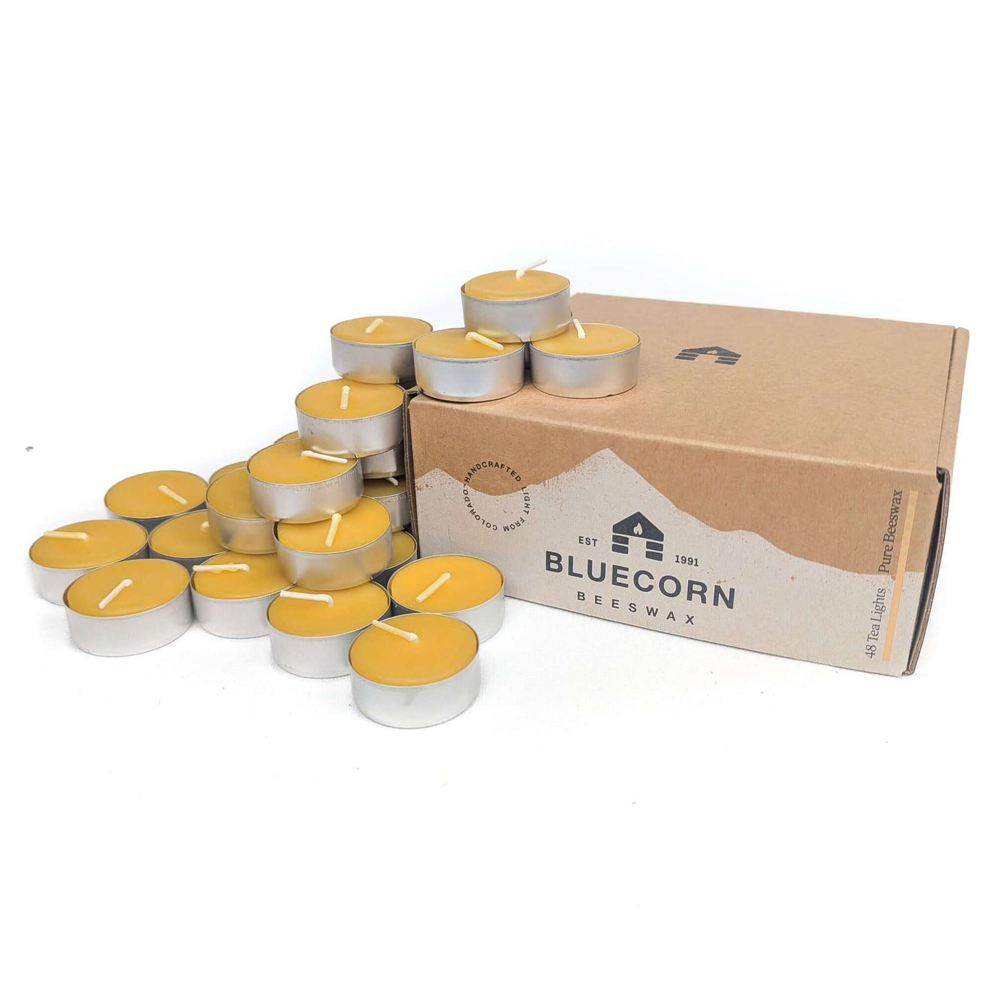 Pure Beeswax Tea Light Candles - Concordia Style Boutique