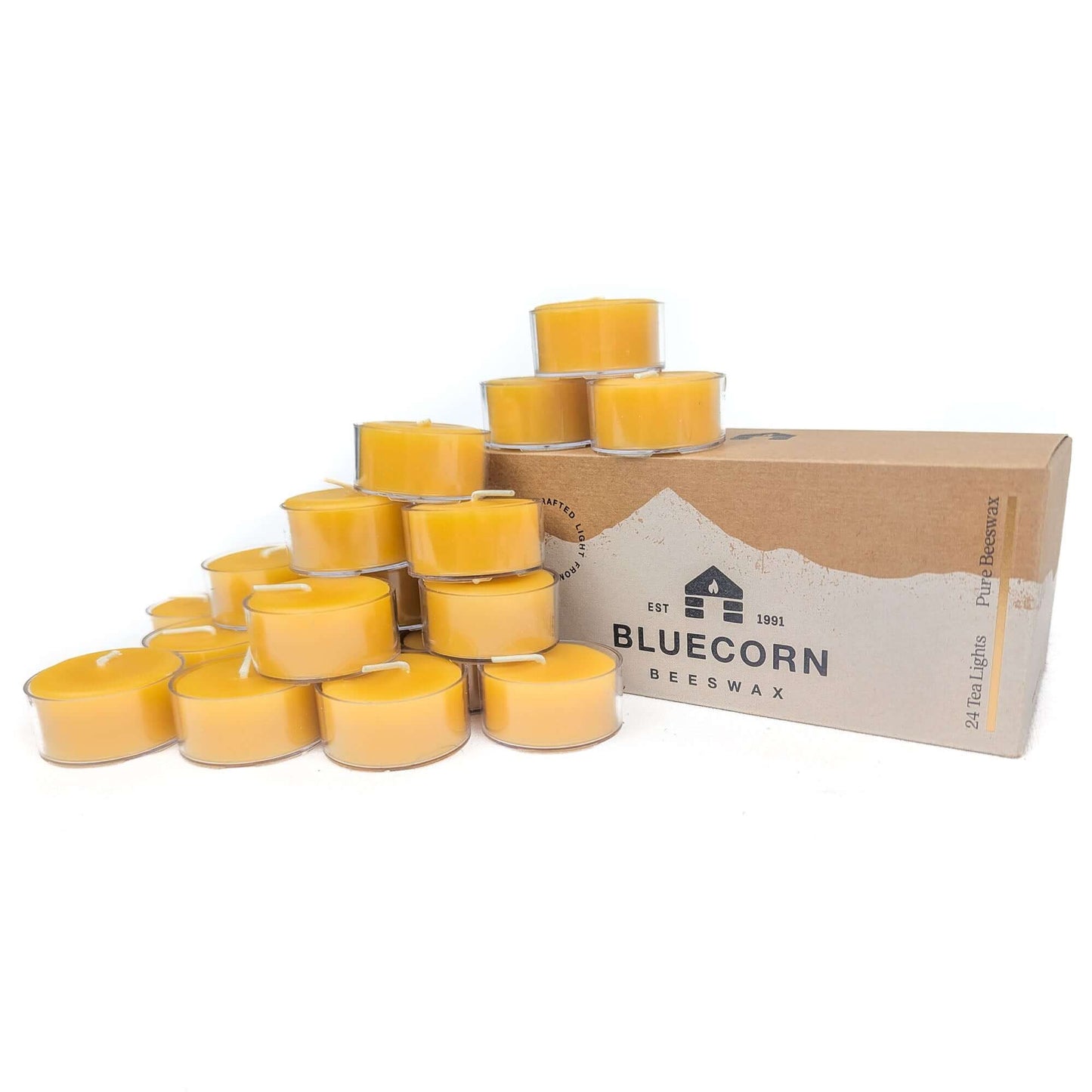 Pure Beeswax Tea Light Candles - Concordia Style Boutique