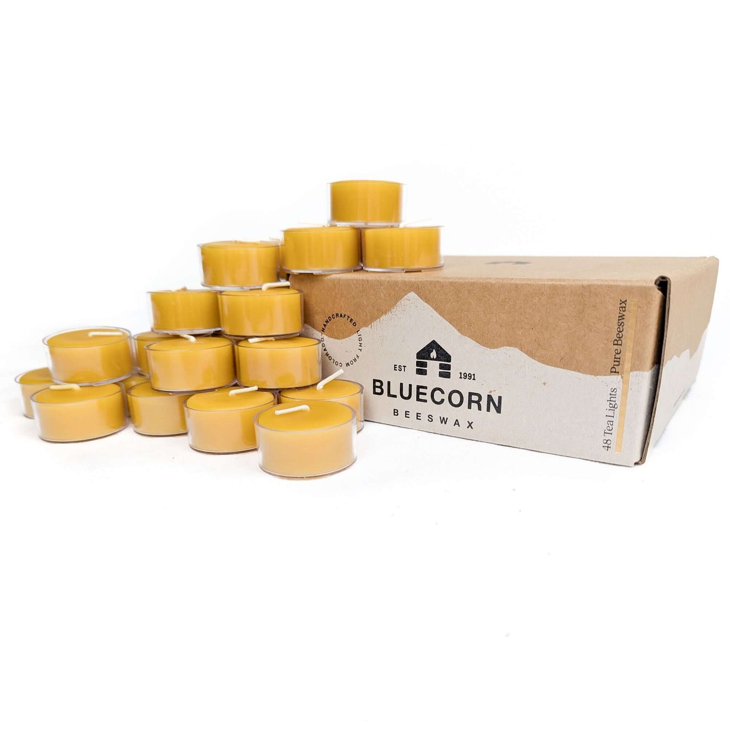 Pure Beeswax Tea Light Candles - Concordia Style Boutique