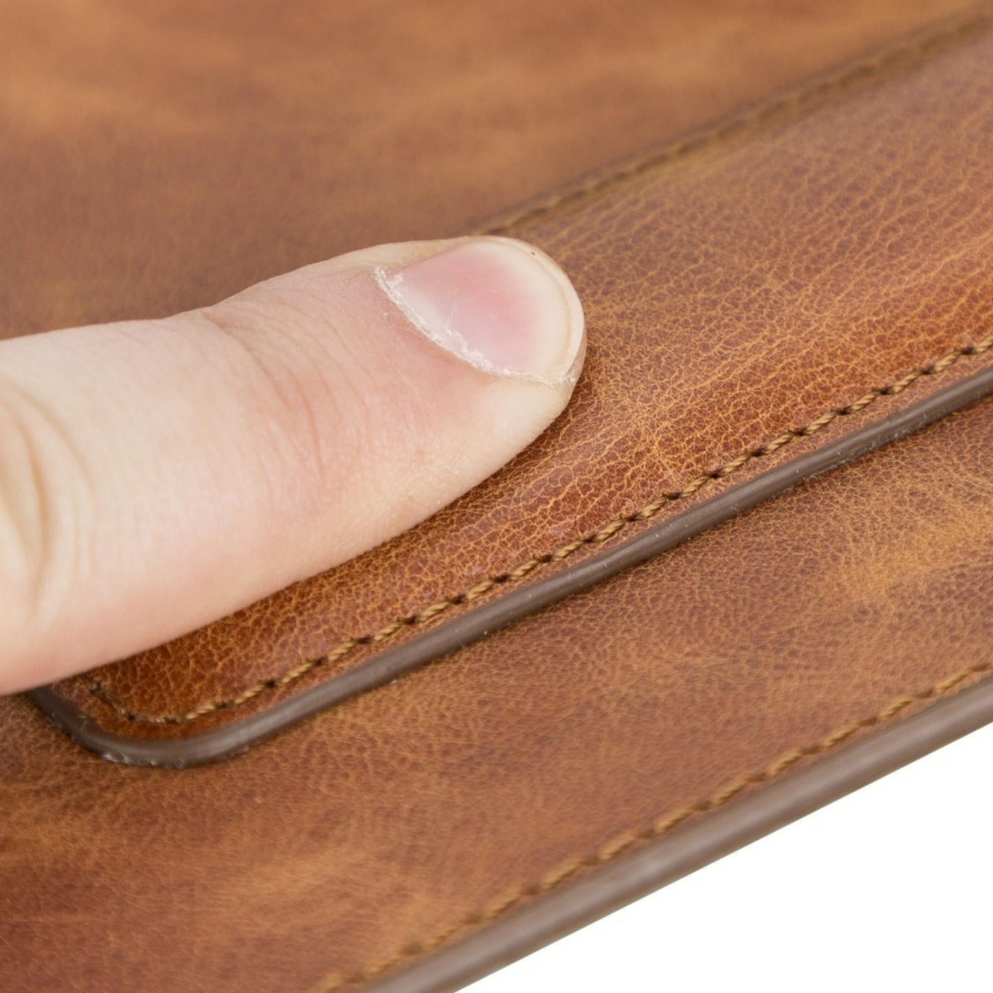 Boulder Full-Grain Leather Mouse Pad with Hand Support - Concordia Style Boutique