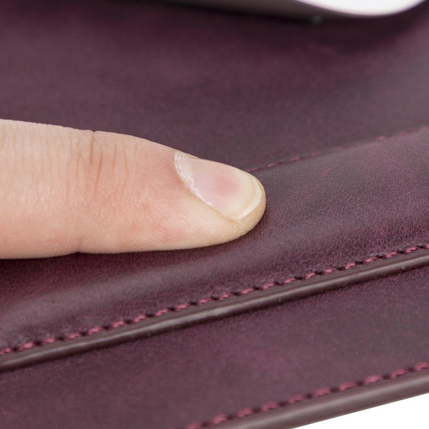 Boulder Full-Grain Leather Mouse Pad with Hand Support - Concordia Style Boutique
