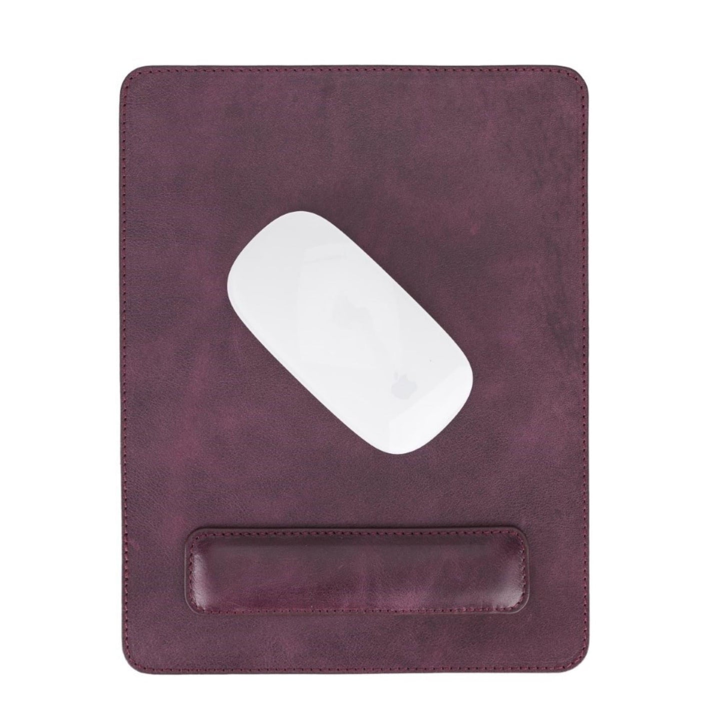 Boulder Full-Grain Leather Mouse Pad with Hand Support - Concordia Style Boutique