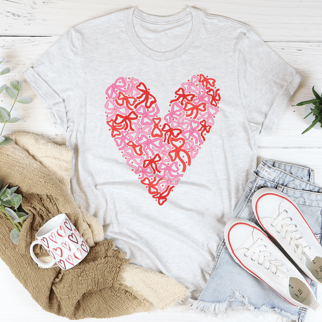 Bow Heart Tee - Concordia Style Boutique