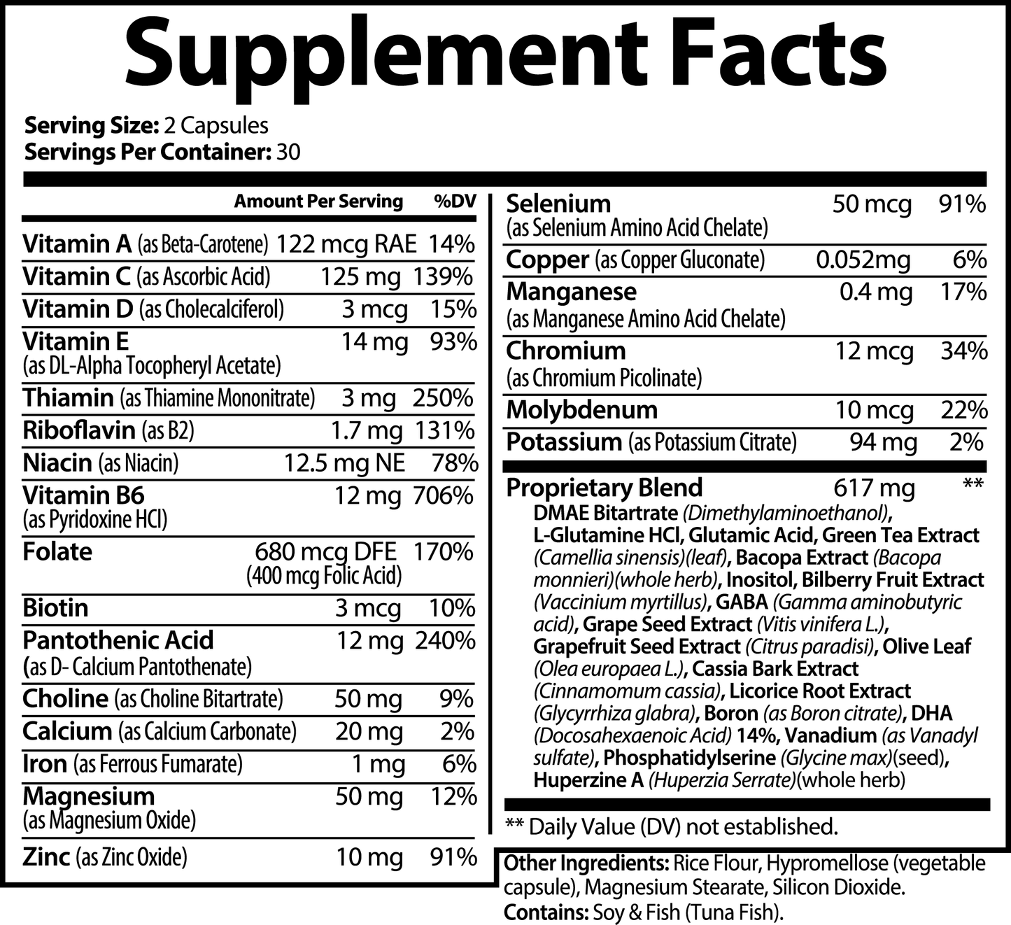 Brain & Focus Formula, 60 ct. - Concordia Style Boutique