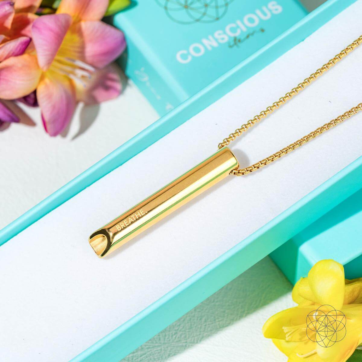 BREATHE-Cycle Breaker - Mindfulness Breathing Necklaces