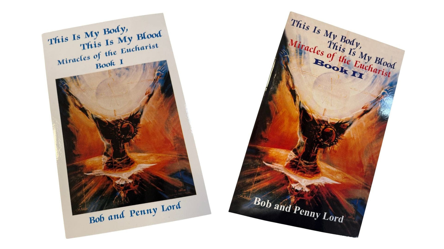 This is My Body,This is My Blood,Miracles of the Eucharist Book 1 & 2 Free Shipping