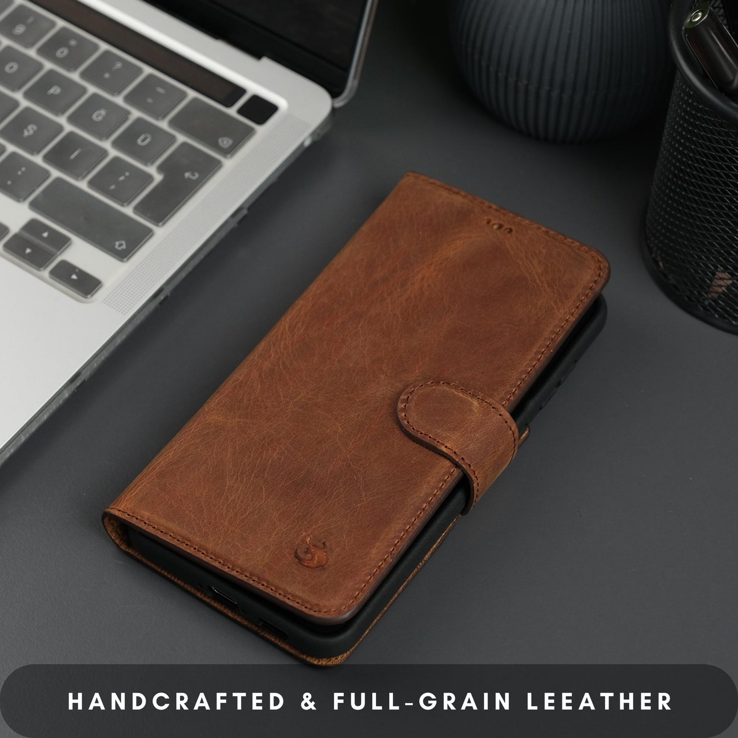 Buffalo Leather Samsung Galaxy S24 Plus Wallet with Detachable Case - Concordia Style Boutique