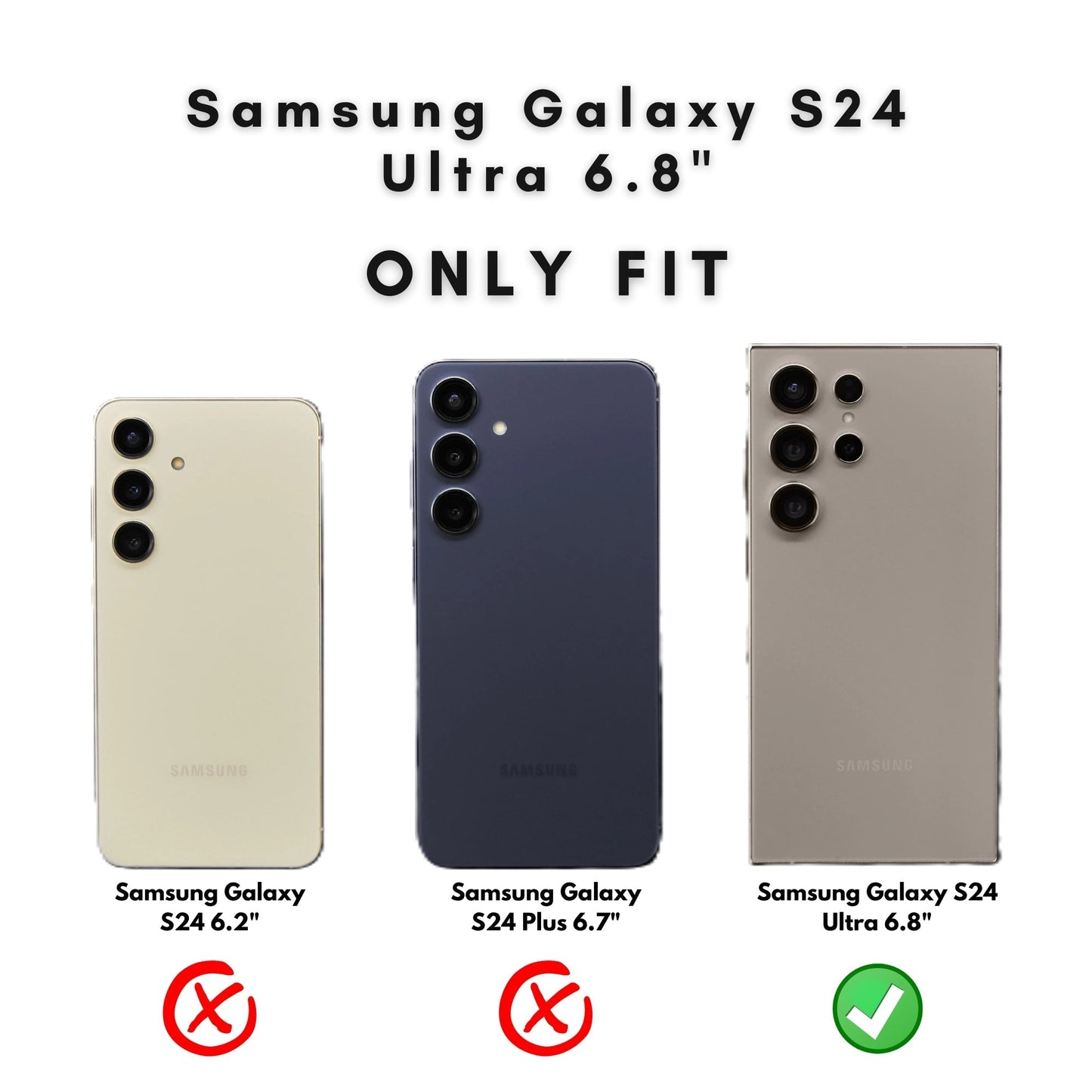 Buffalo Leather Samsung Galaxy S24 Ultra Wallet with Detachable Case - Concordia Style Boutique