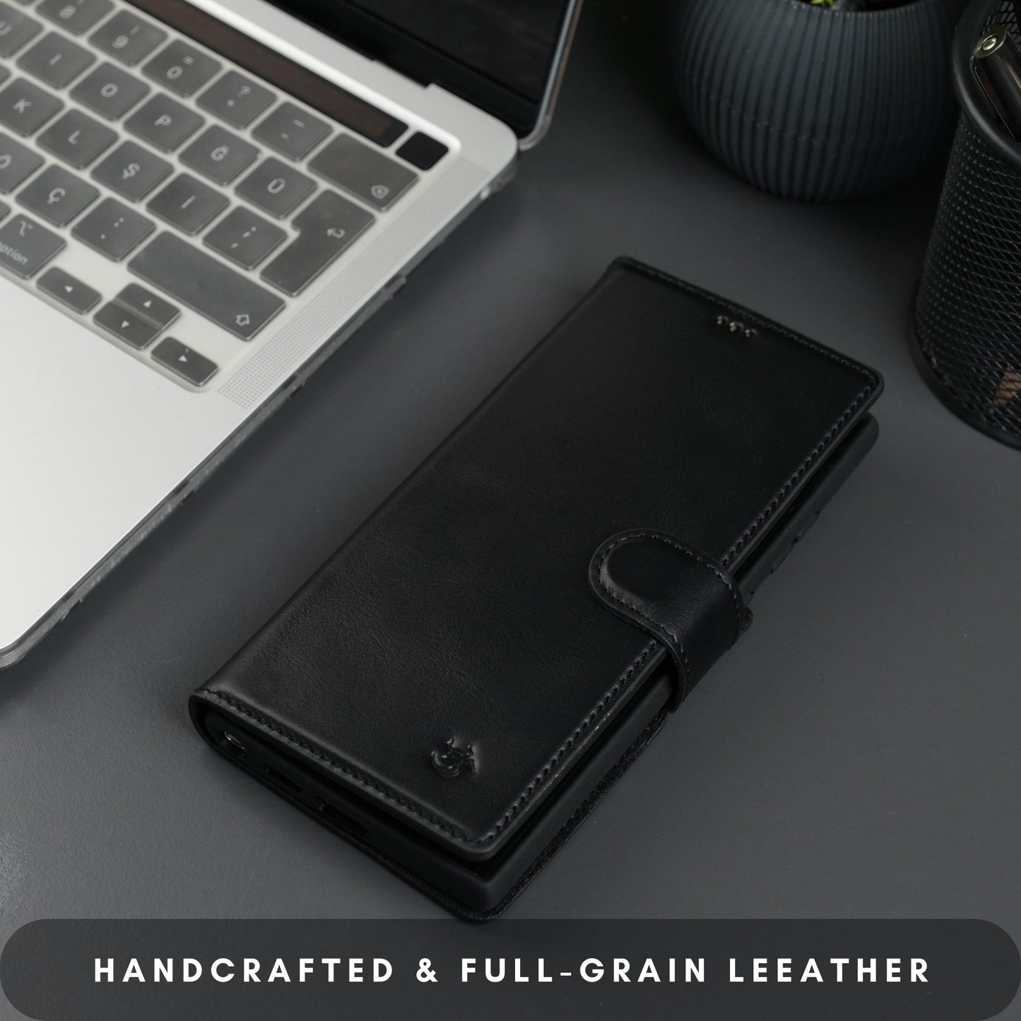 Buffalo Leather Samsung Galaxy S24 Ultra Wallet with Detachable Case - Concordia Style Boutique