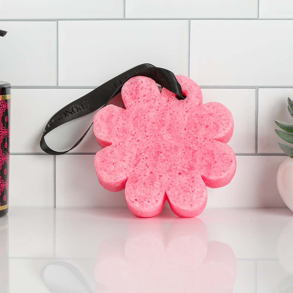 Bulgarian Rose | Wild Flower Bath Sponge - Concordia Style Boutique