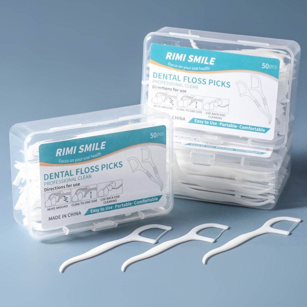Dental Floss Picks - 50 pcs - Concordia Style Boutique