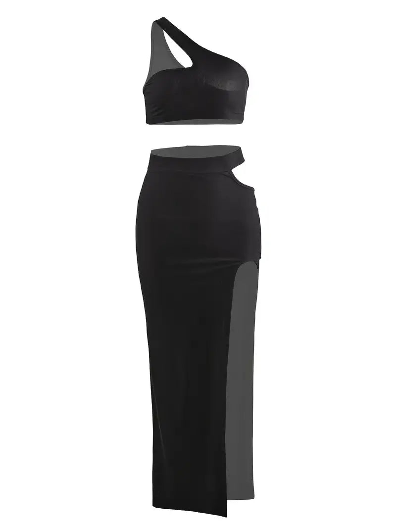 Miley One Shoulder Cut Out Set - Concordia Style Boutique