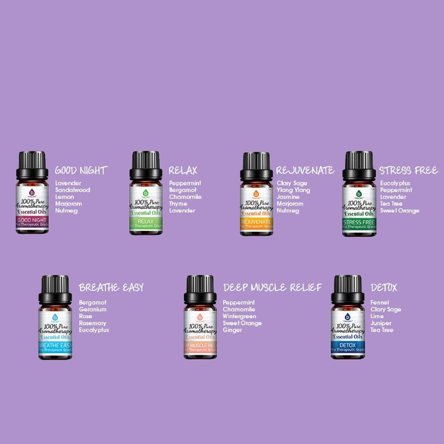 14 Pack of 100% Pure Essential Aromatherapy Oils - Concordia Style Boutique