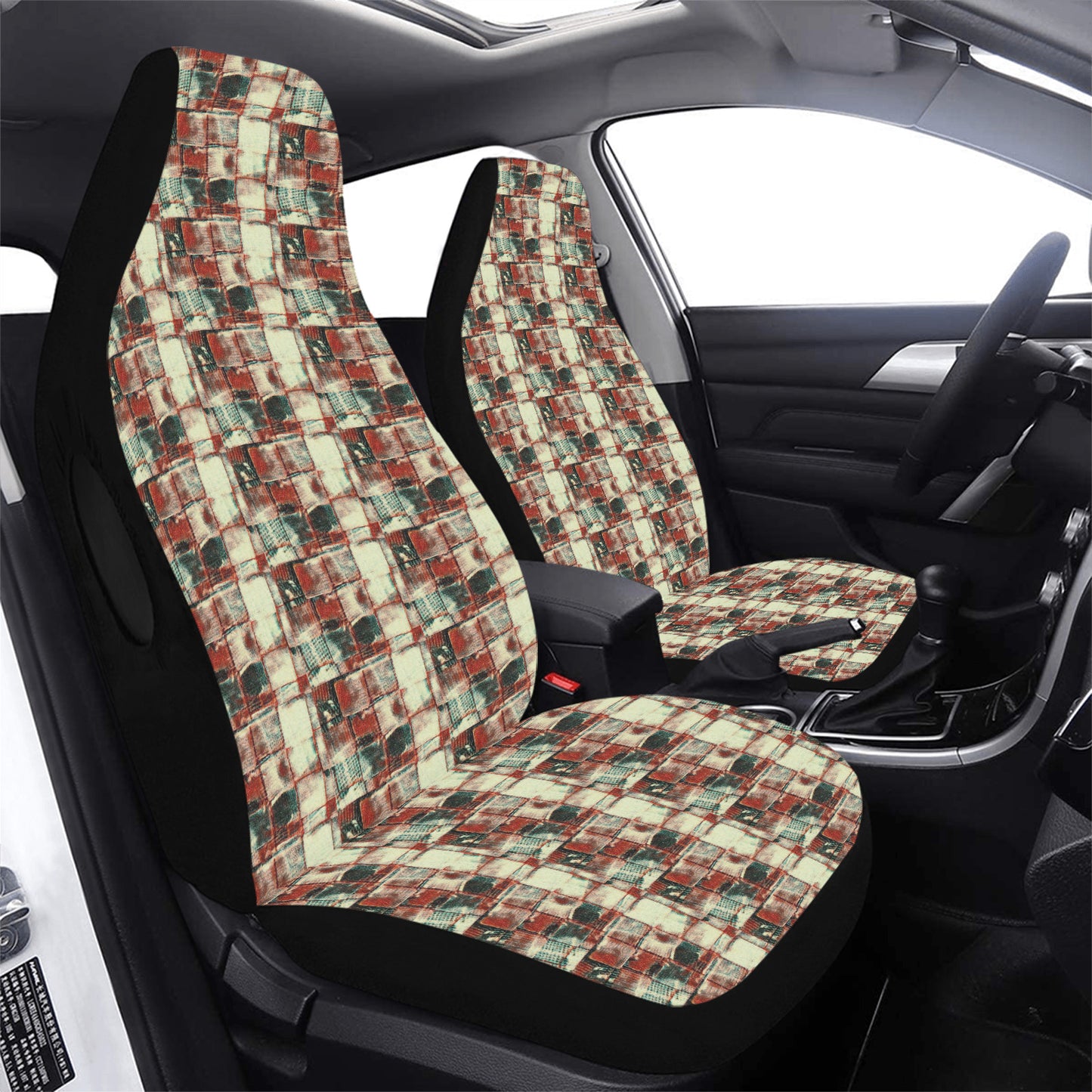 Car Seat Cover (Set of 2)- "Square Dance" - Premium Car Seat Cover from Concordia Style Boutique - Just $55.08! Shop now at Concordia Style Boutique