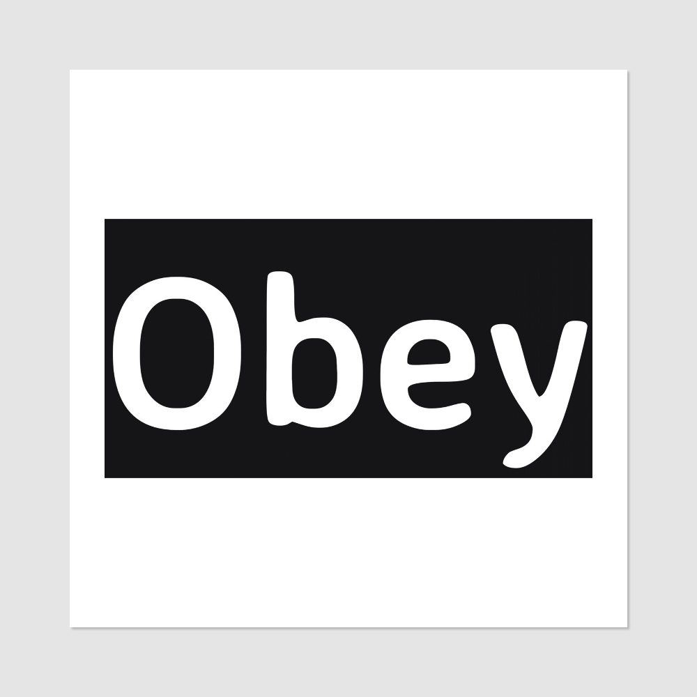 Temporary Tattoos - "Obey" - Premium Temporary Tattoos from Concordia Style Boutique - Just $12.44! Shop now at Concordia Style Boutique