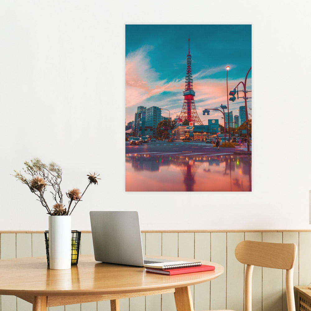 Canvas Print Multiple sizes Unframed & Framed (Vertical) - "Downtown" - Premium Artwork from Concordia Style Boutique - Just $55.98! Shop now at Concordia Style Boutique