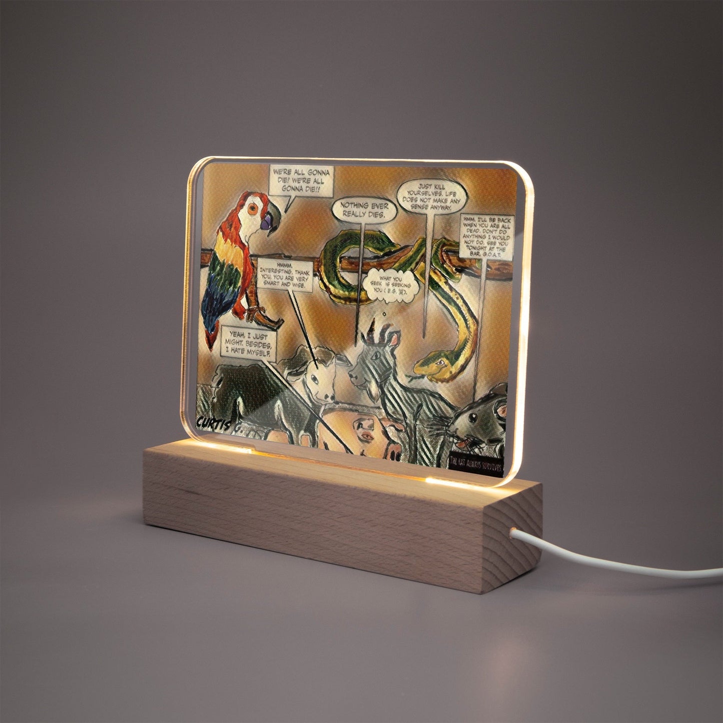 Acrylic Plaque with Stand - "Our Gang II" - Premium Acrylics from Concordia Style Boutique - Just $12.75! Shop now at Concordia Style Boutique