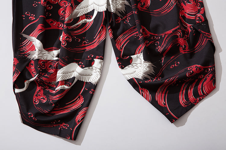 YC142 Red River Cranes Lightweight Pants - Concordia Style Boutique