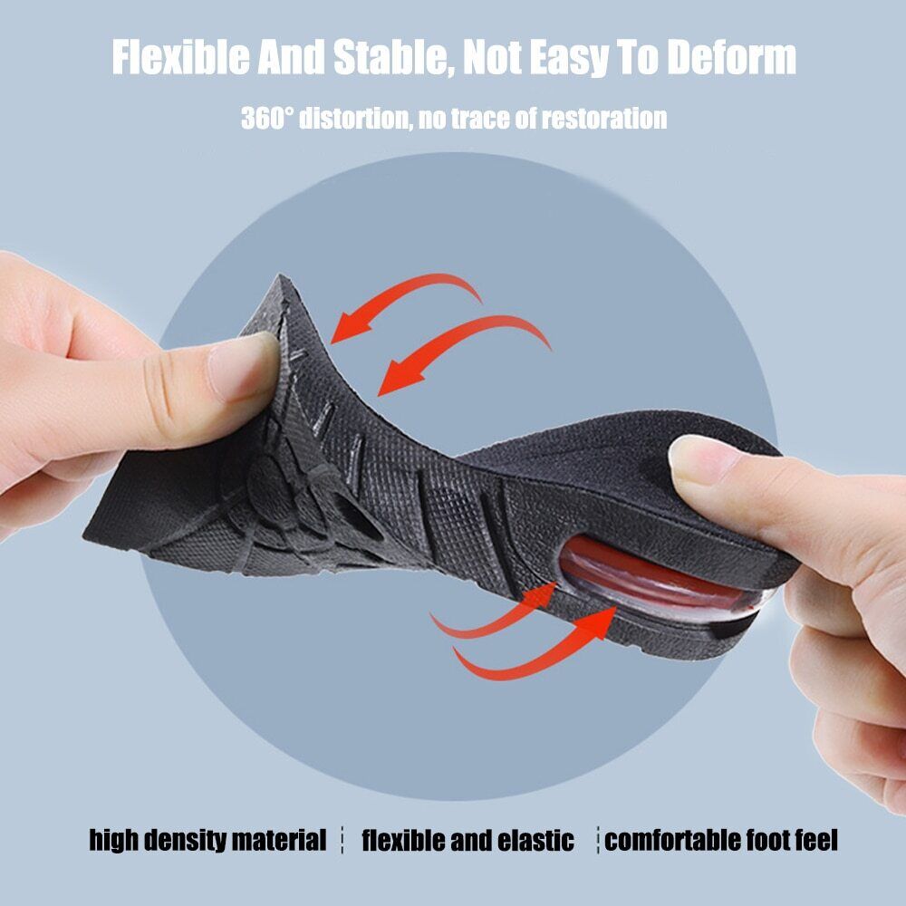 Invisible Height Increased Insole, Men Women Heel Lift Taller Shoe Inserts Pad Adjustable More Comfortable Supporting Insole For Unisex - Premium heel insert from erDouckan - Just $22.98! Shop now at Concordia Style Boutique