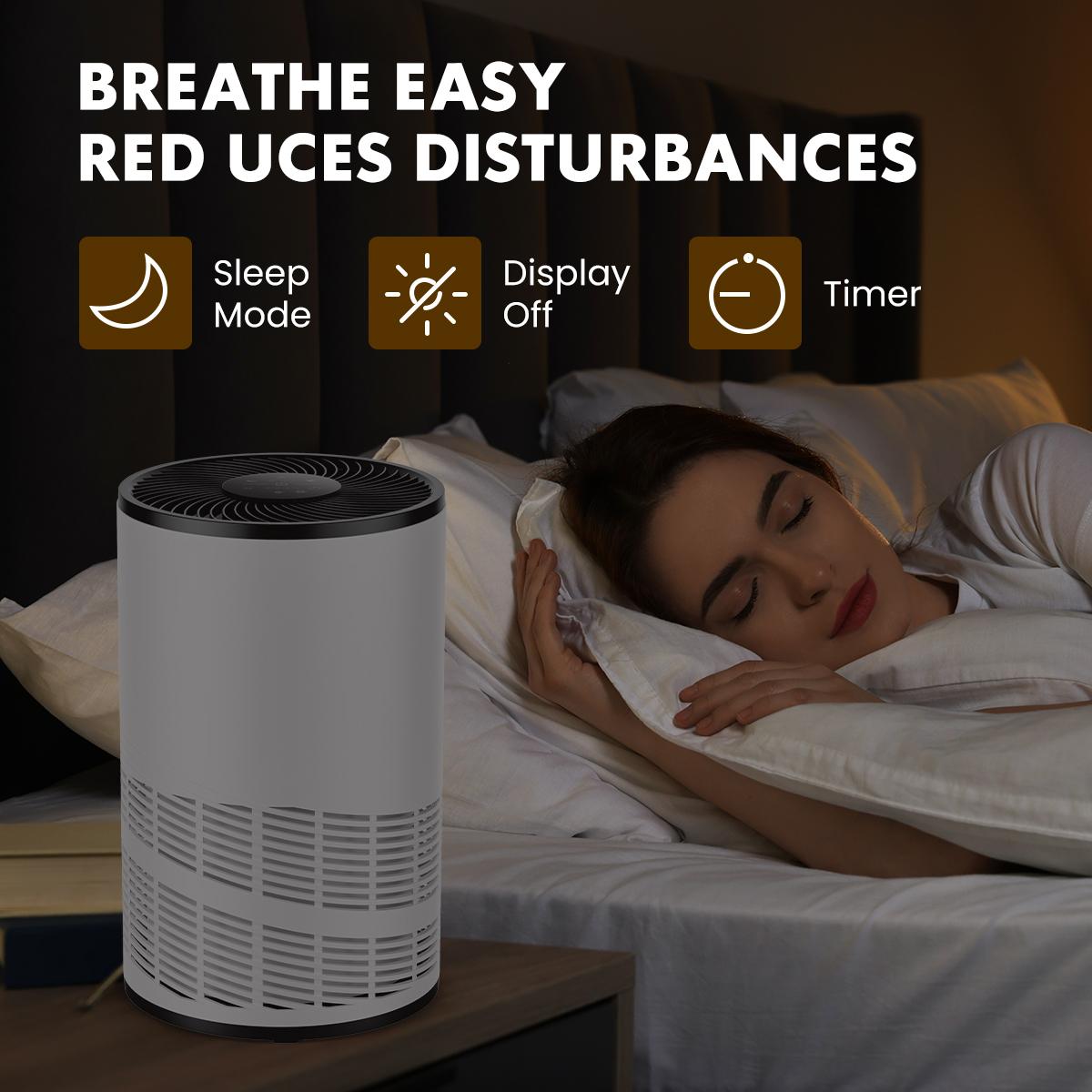Air Purifier for Home Bedroom Large Room Covers Up to 960ft², True HEPA Filter Air Purifiers with Air Quality Monitor, 360°Air Outlet Portable - Premium Air Purifier from MyDepot - Just $102.40! Shop now at Concordia Style Boutique