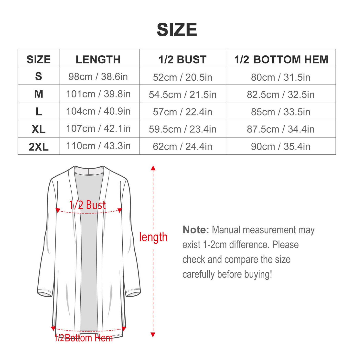 Medium Length Cardigan - Women's Mid-Length Cardigan - Concordia Style Boutique