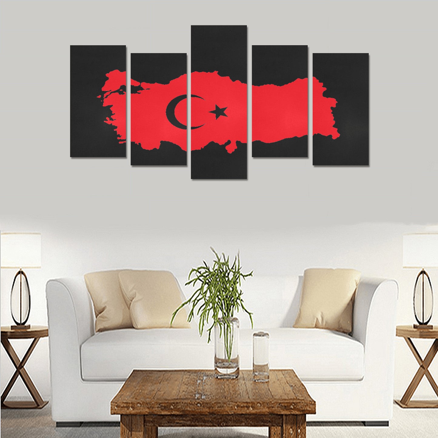 Canvas Wall Art Prints (No Frame) 5-Pieces - "Turkey" - Premium Canvas Wall Art Prints from Concordia Style Boutique - Just $48.58! Shop now at Concordia Style Boutique