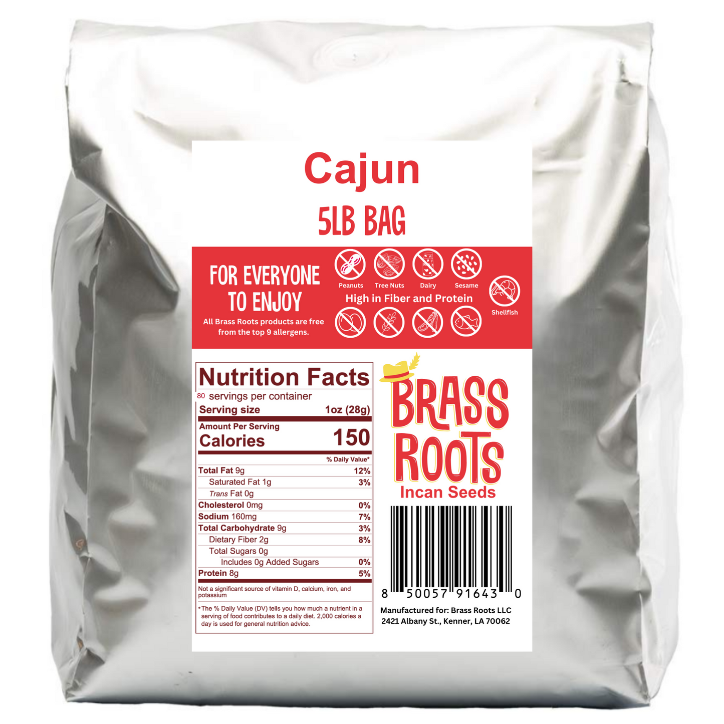 5lb Cajun Bag - Concordia Style Boutique